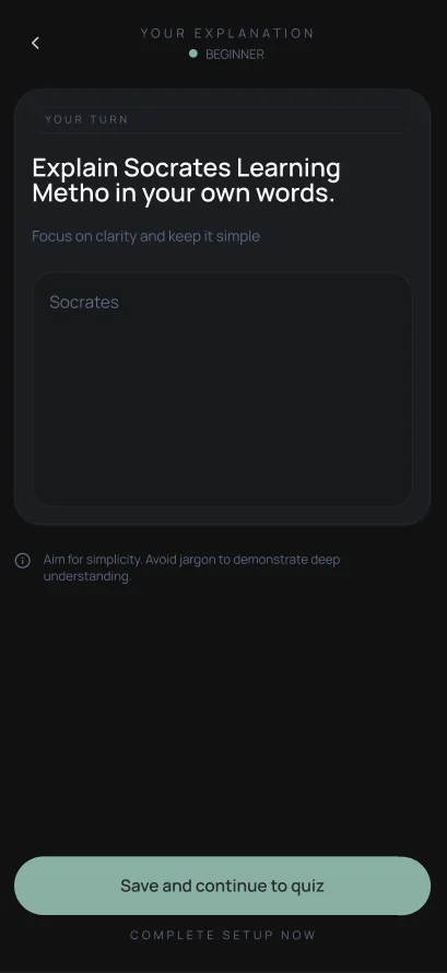 Explain in your own words